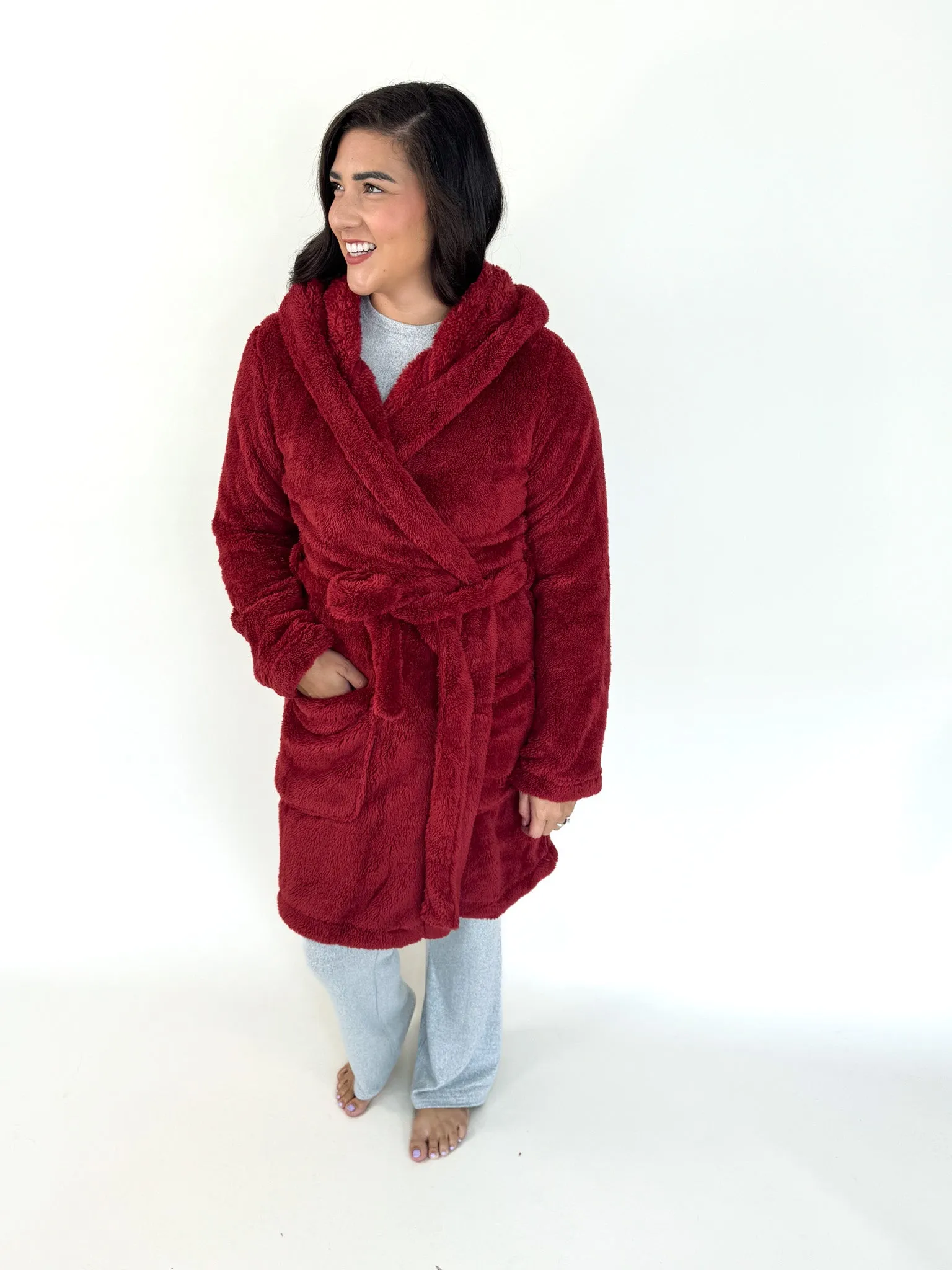 Aarti Plush Short Robe