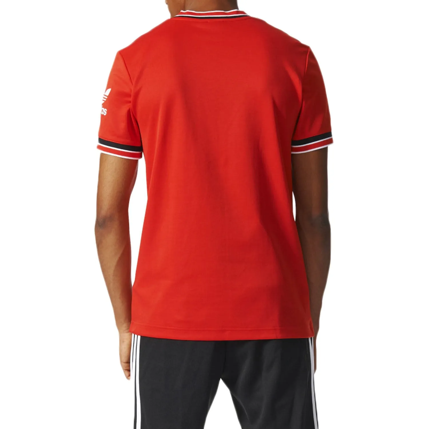 Adidas Manchester United FC Away Jersey Men's T-Shirt Red/White/Black