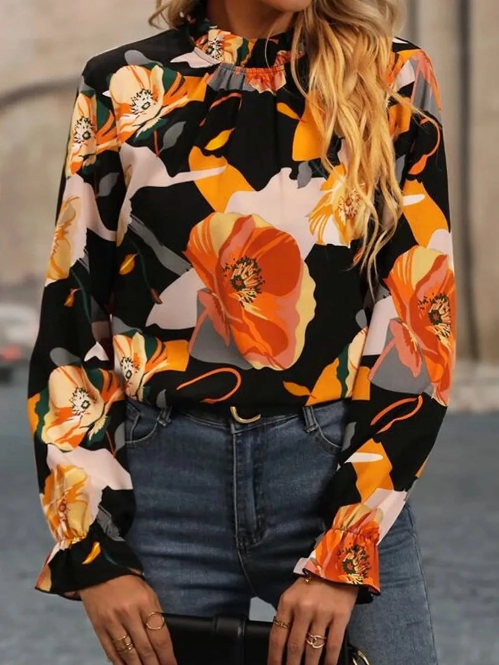 Alluring Floral Print Shirt