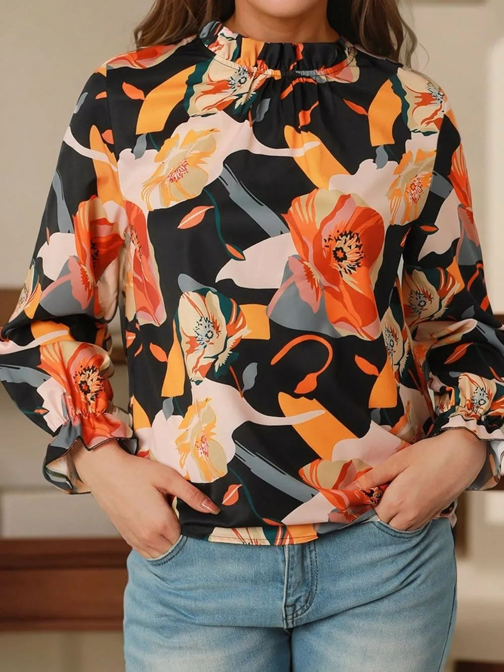 Alluring Floral Print Shirt