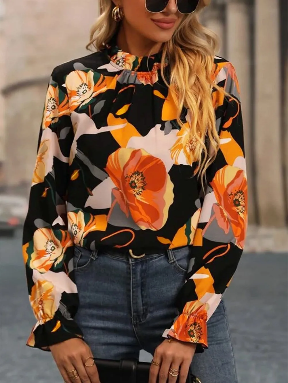 Alluring Floral Print Shirt