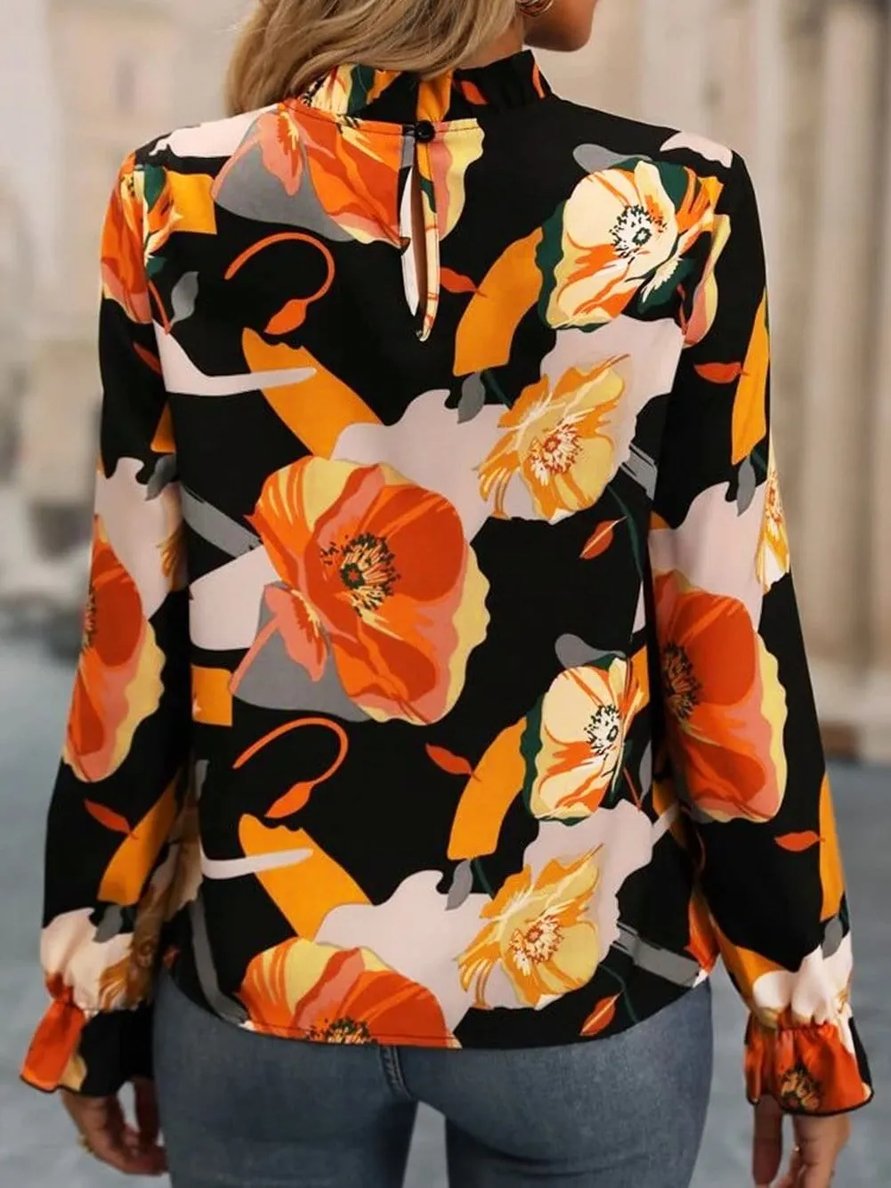 Alluring Floral Print Shirt