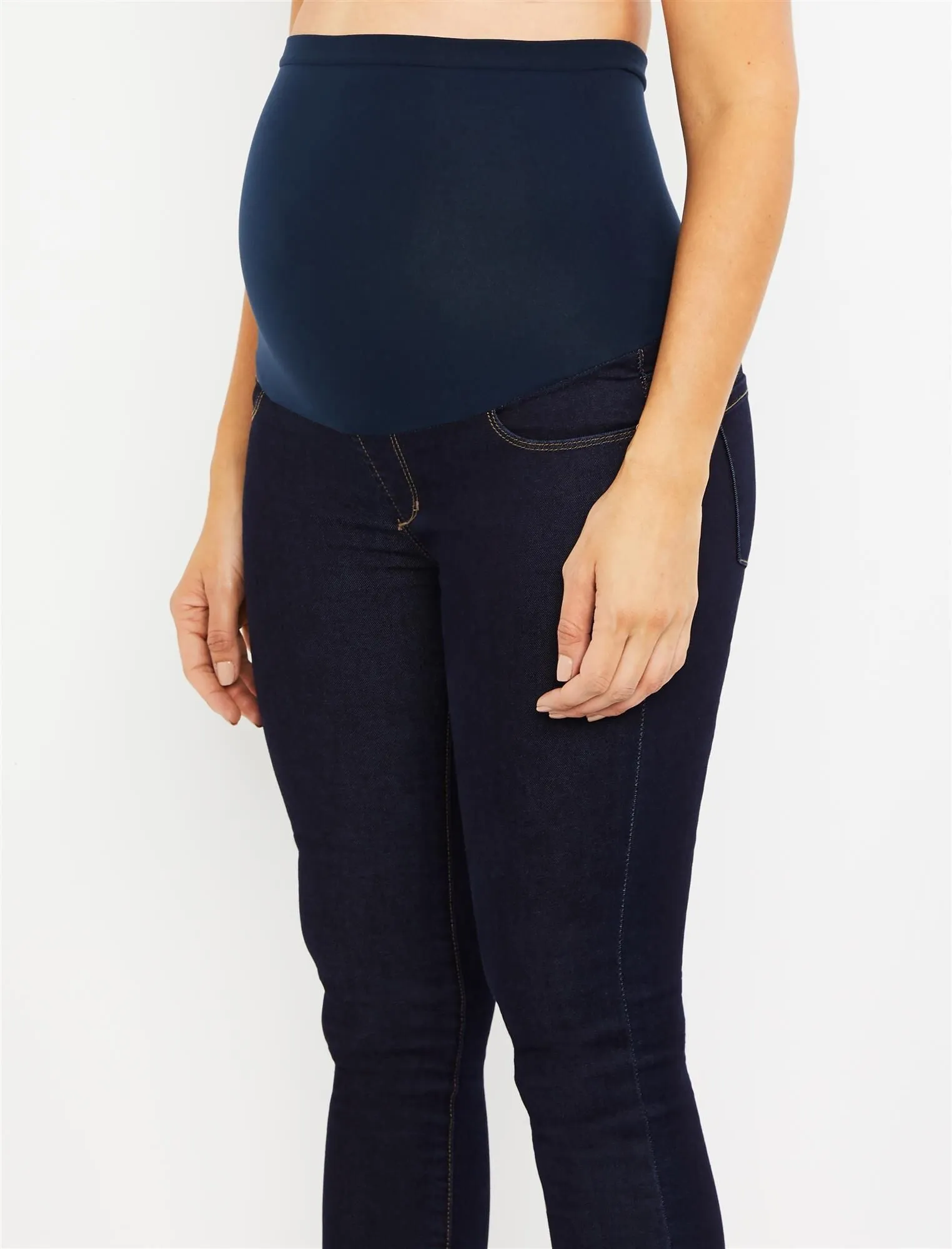 Articles Of Society Secret Fit Belly Heather Maternity Jeans in Carson City