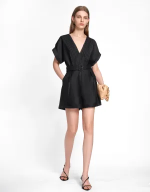 Belted Romper
