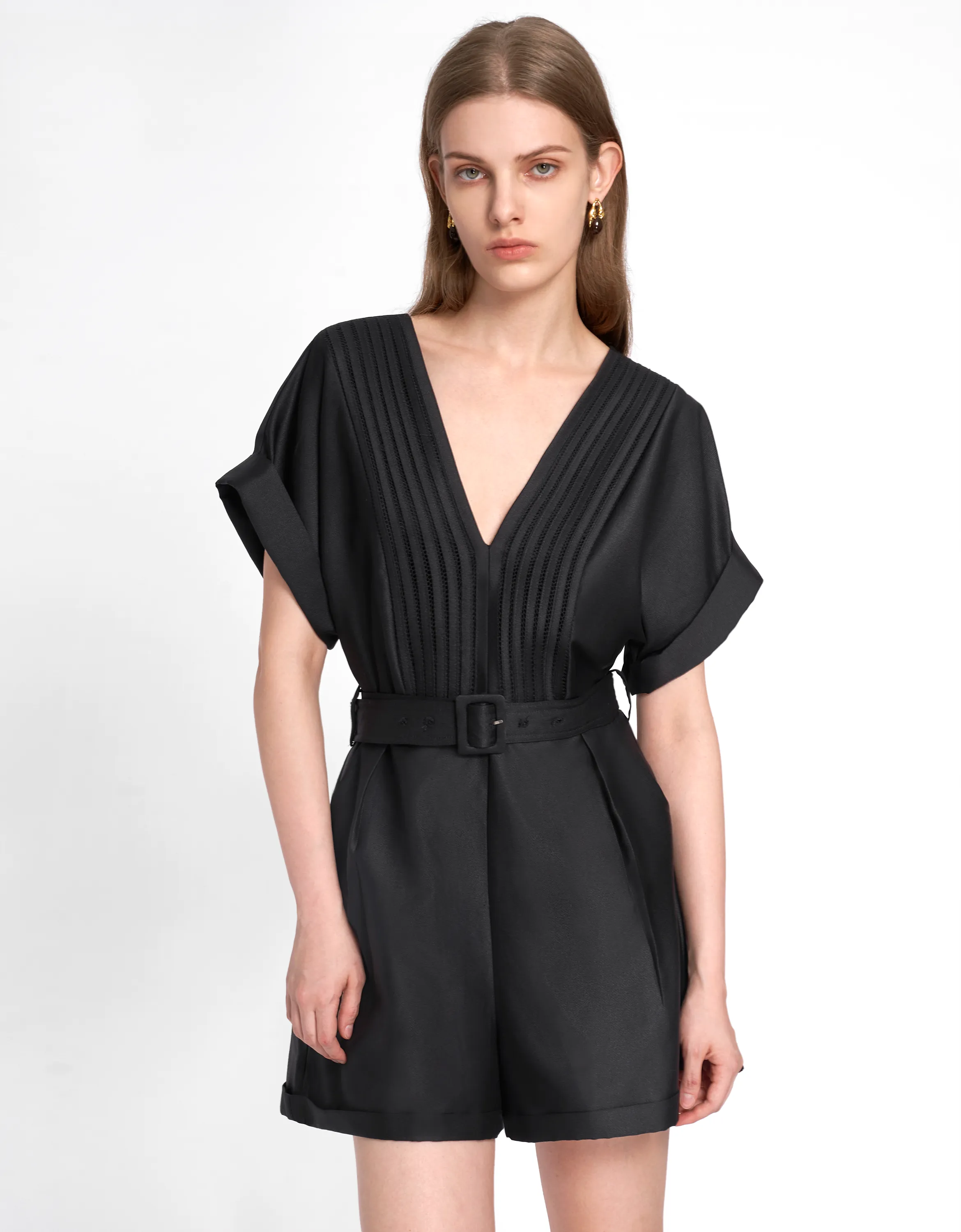 Belted Romper