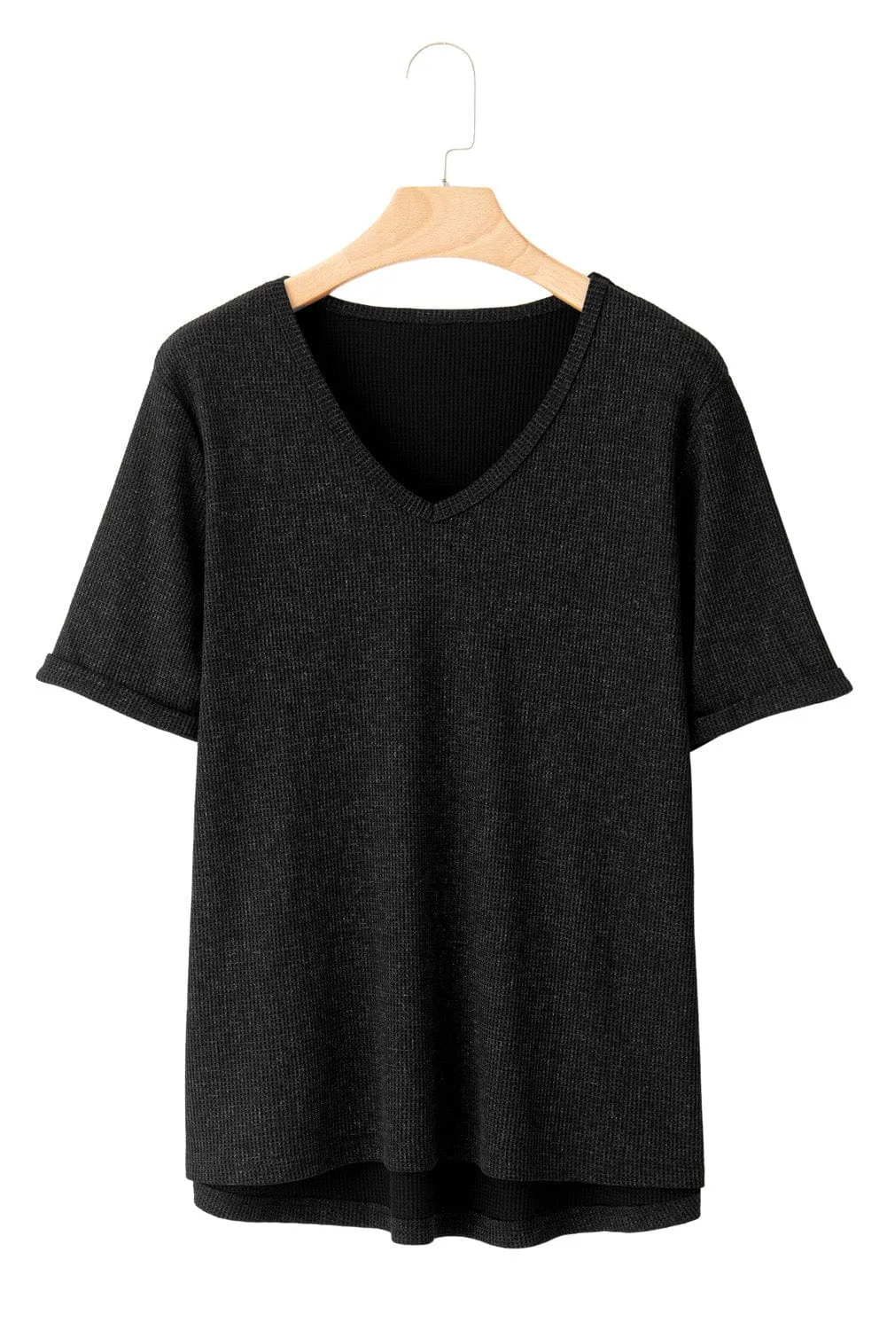 Black Knit T-Shirt