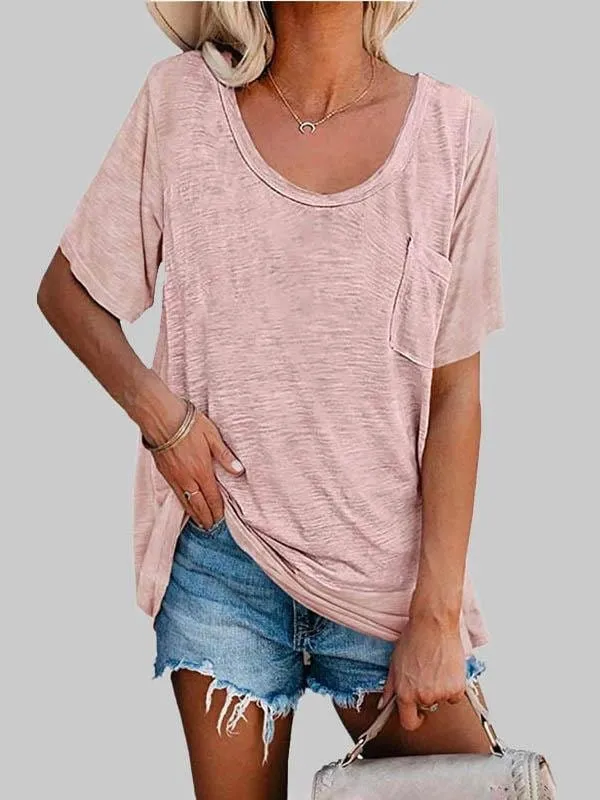Black Knit T-Shirt