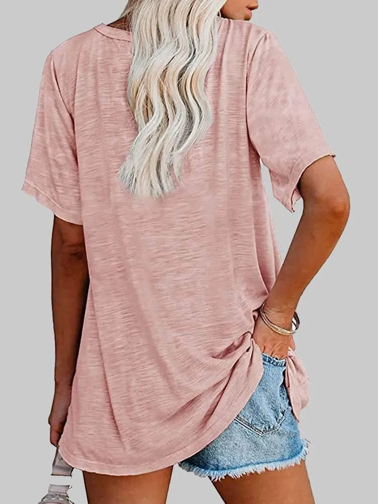 Black Knit T-Shirt