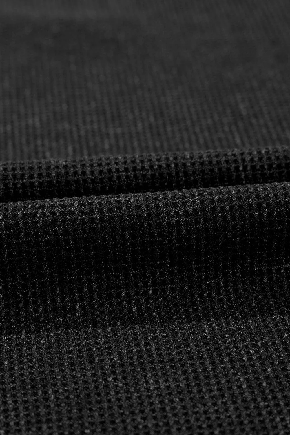 Black Knit T-Shirt
