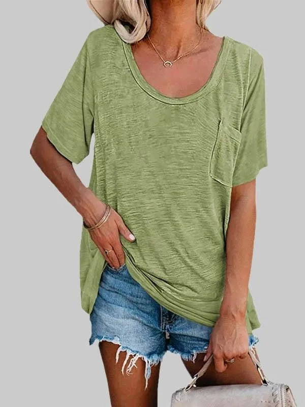 Black Knit T-Shirt