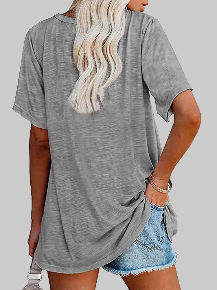 Black Knit T-Shirt