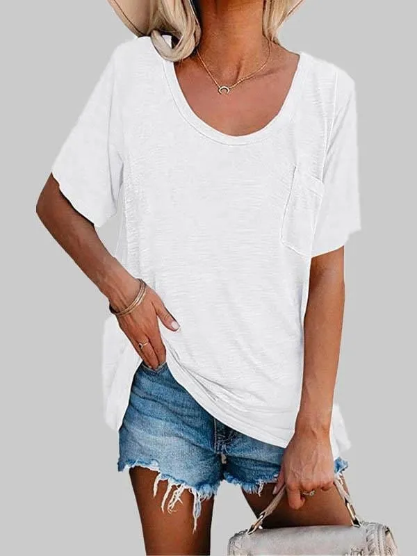 Black Knit T-Shirt
