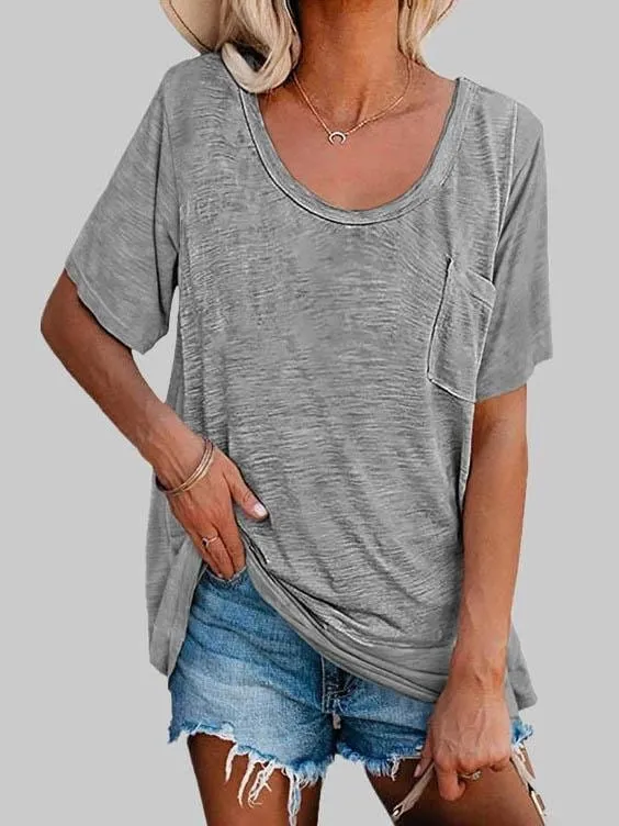 Black Knit T-Shirt