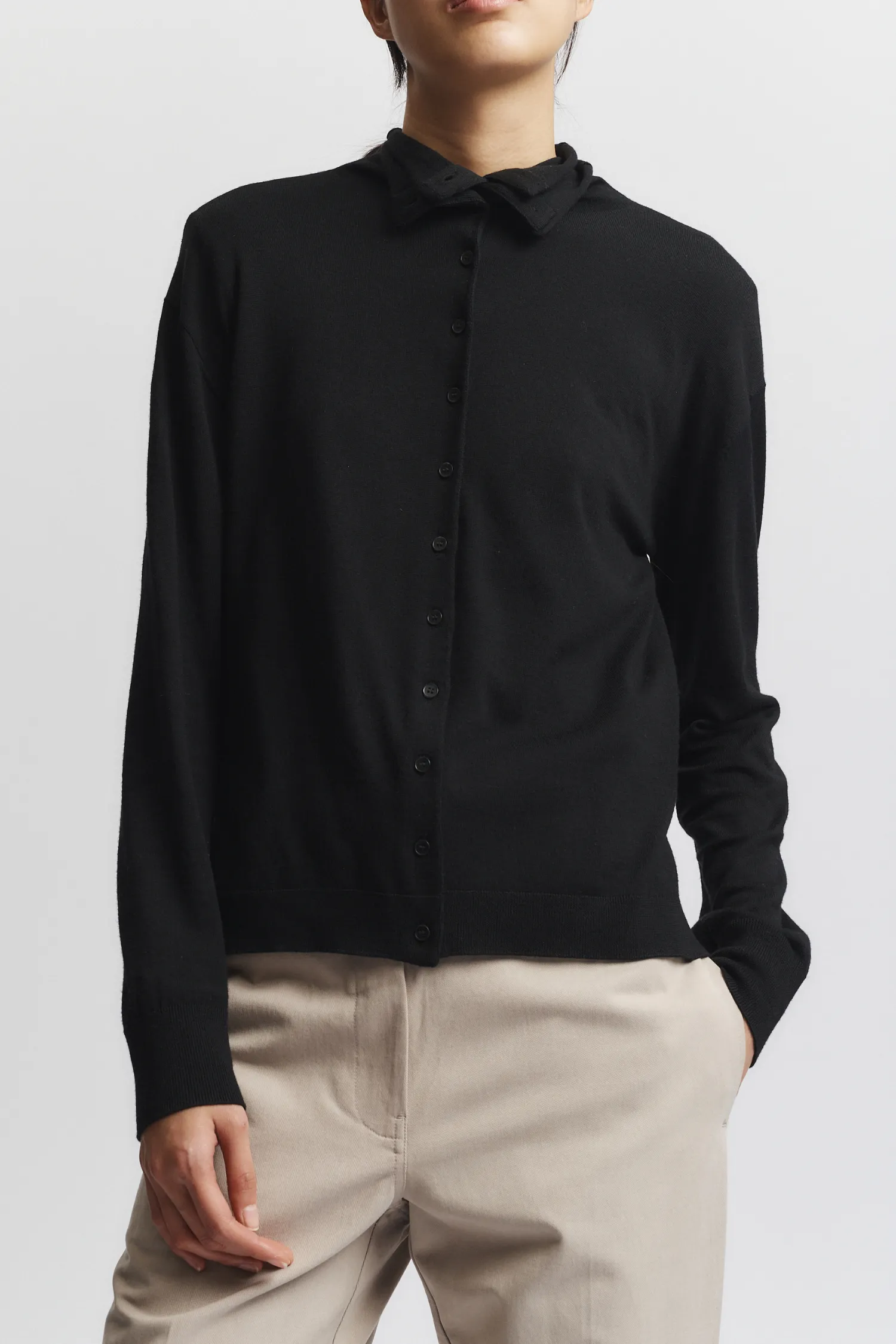 Brooke Sleeveless Sweater, Black