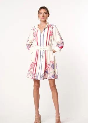 Ciebon Suzette Belted Mini Shirtdress