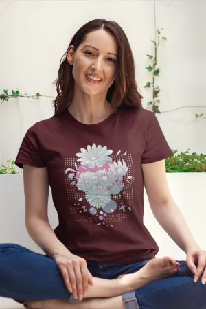 Daisy Delight Printed T-shirt for women