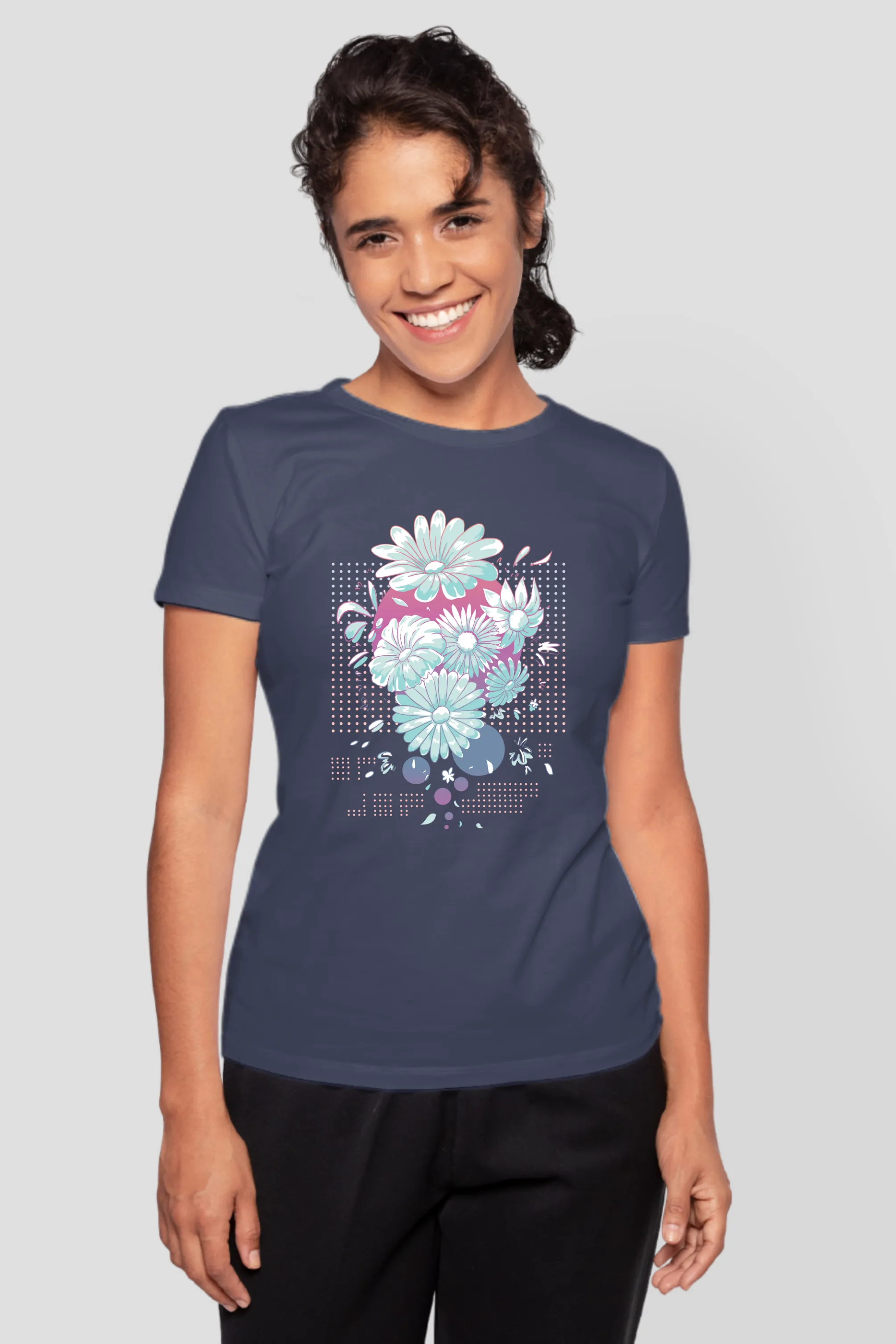 Daisy Delight Printed T-shirt for women