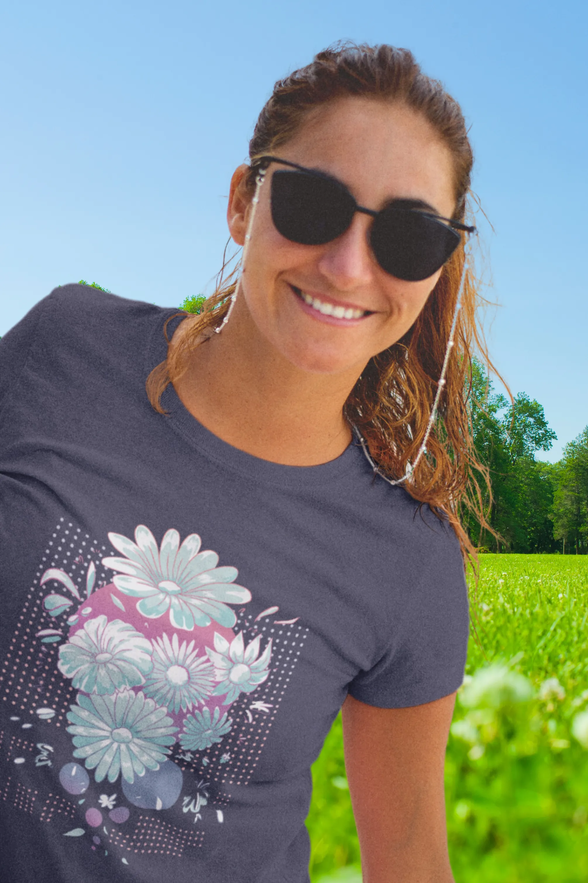Daisy Delight Printed T-shirt for women