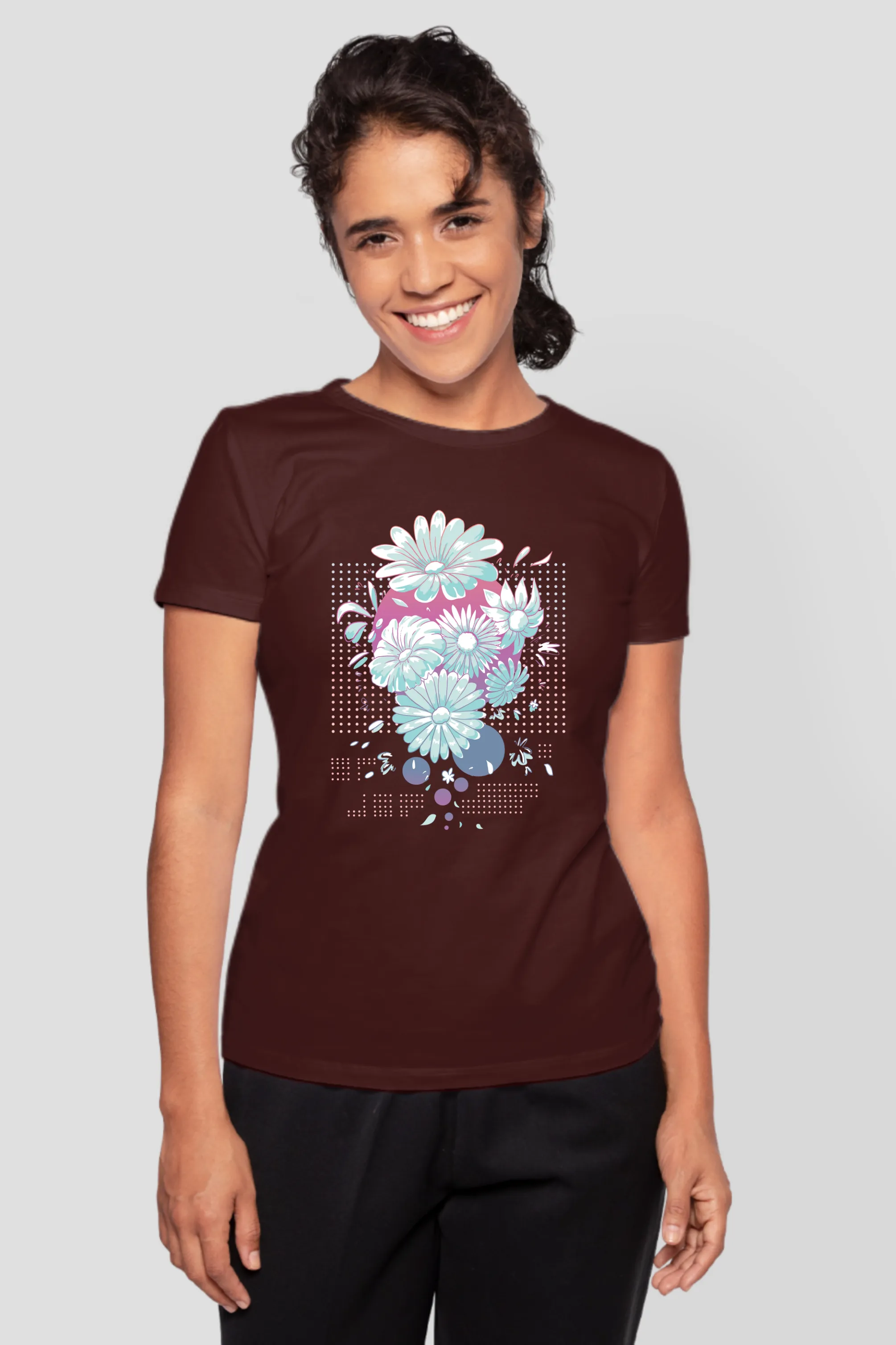 Daisy Delight Printed T-shirt for women