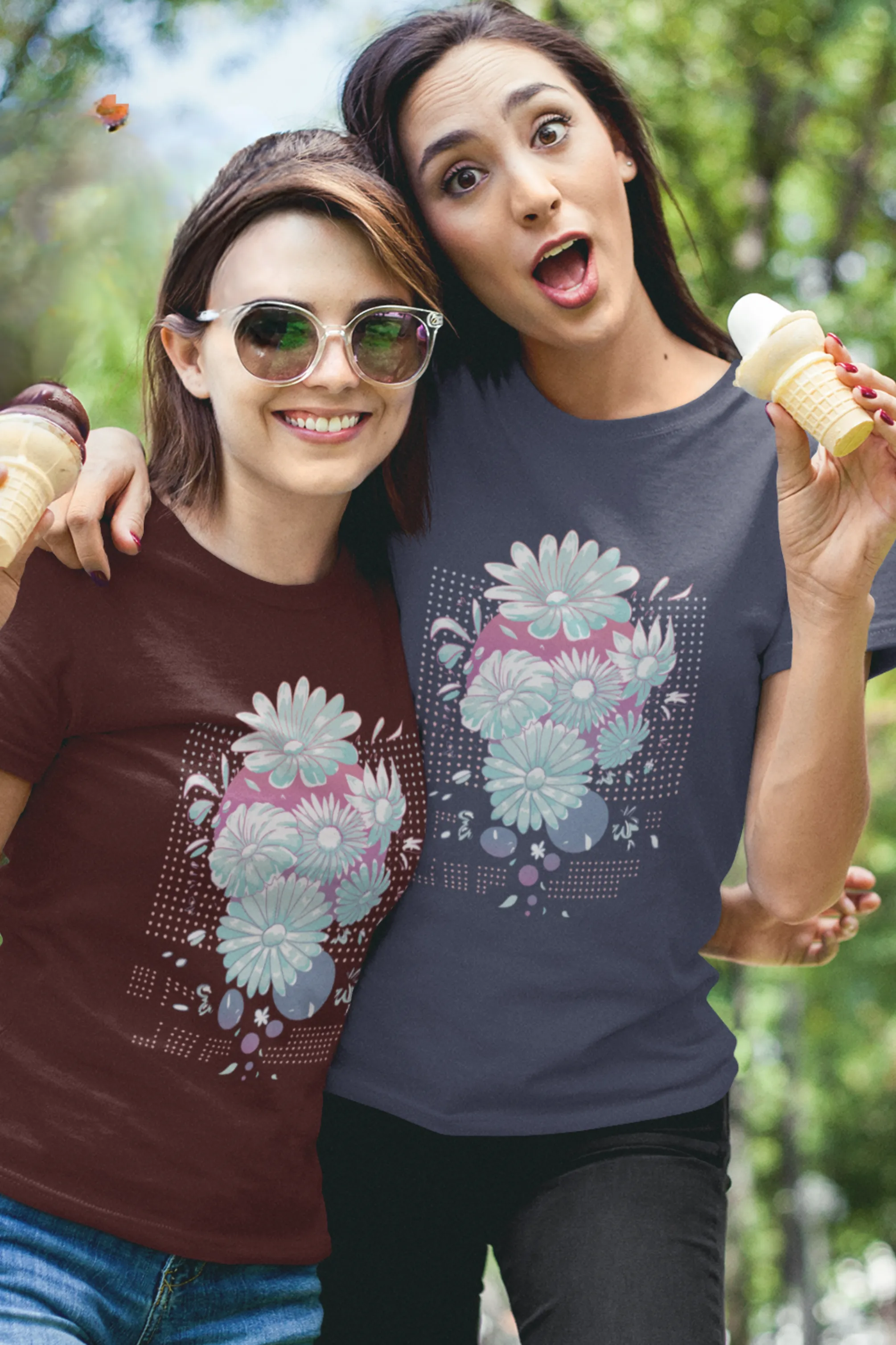 Daisy Delight Printed T-shirt for women