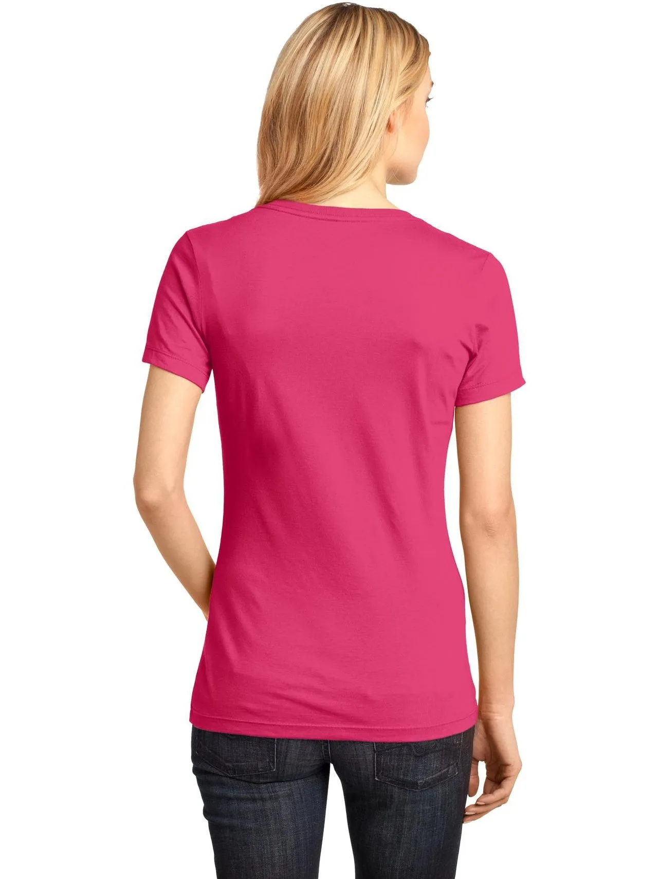 District Ladies Perfect Weight V-Neck Tee
