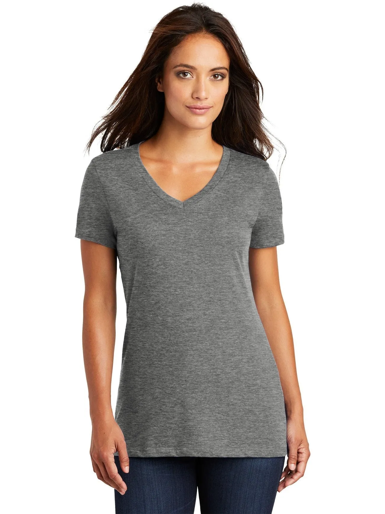 District Ladies Perfect Weight V-Neck Tee