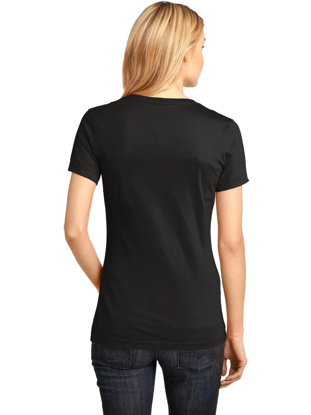 District Ladies Perfect Weight V-Neck Tee