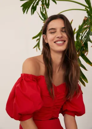 Draped Crop Top