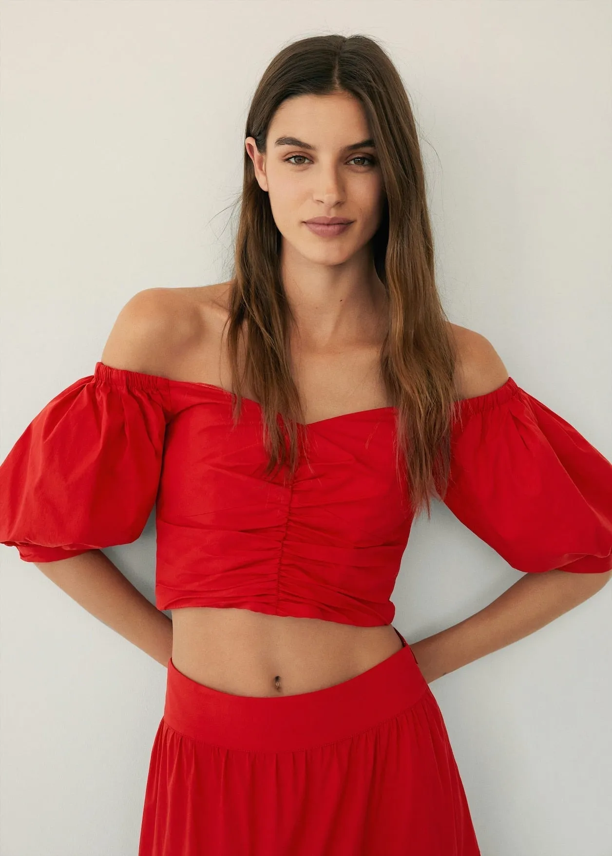 Draped Crop Top