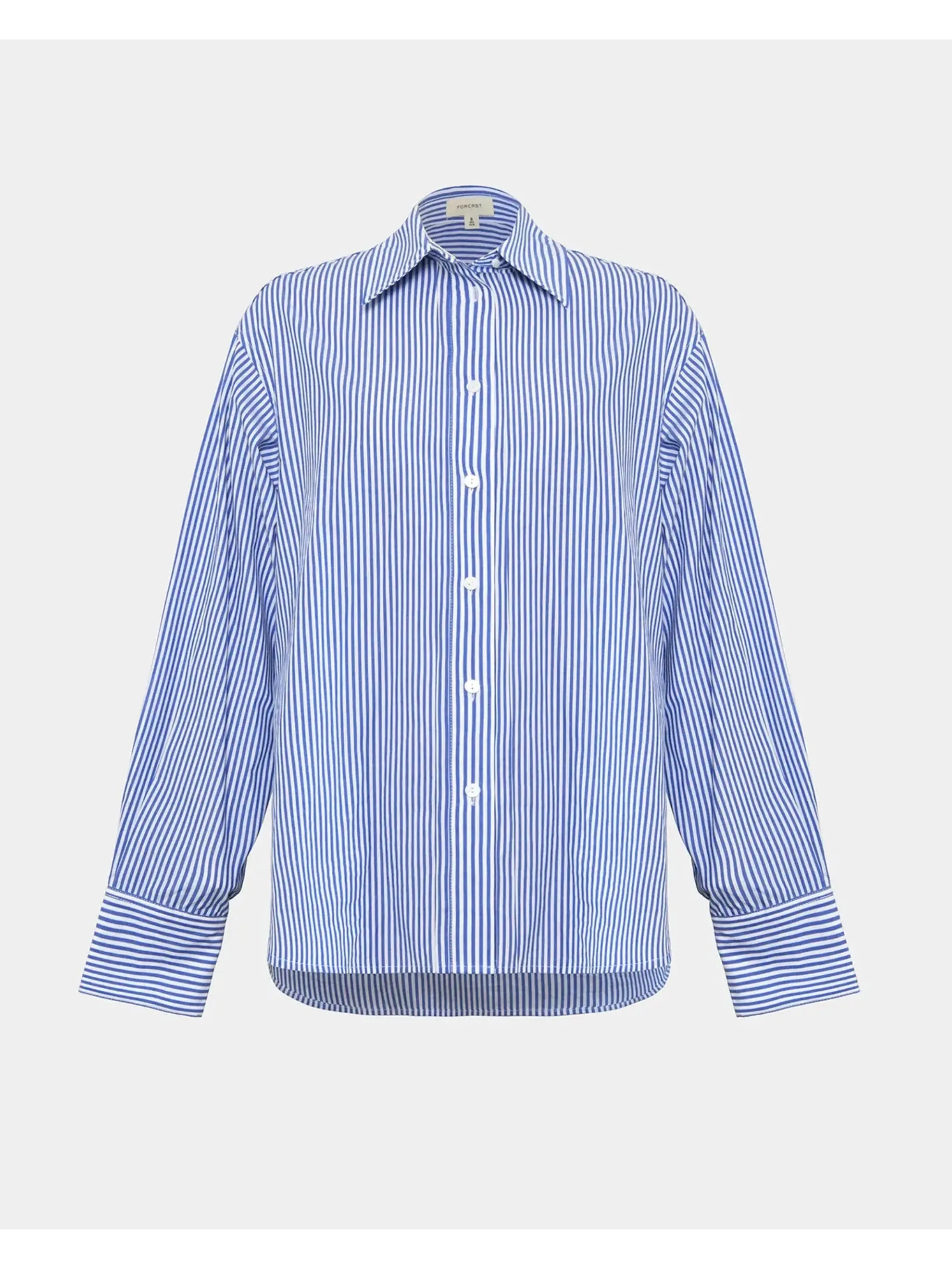 Forcast Women's Manhattan Striped Cotton Shirt