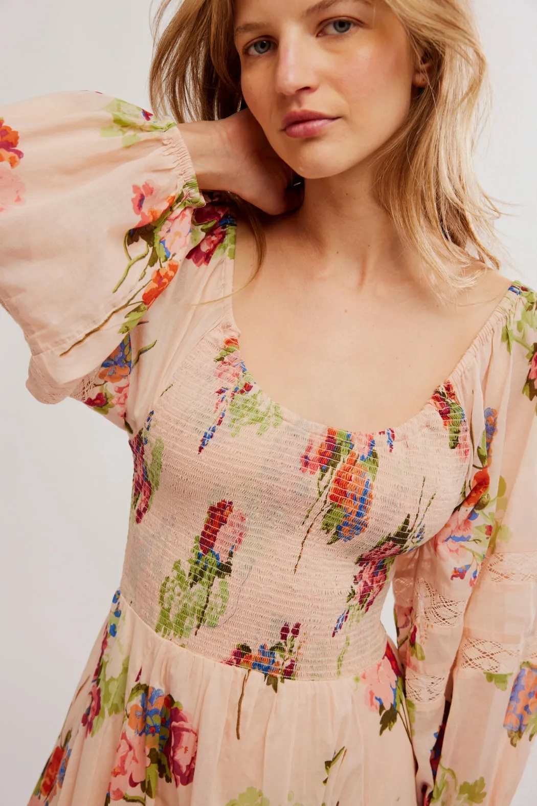 Free People Morning Glory Maxi - Tea Combo