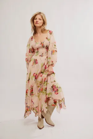 Free People Morning Glory Maxi - Tea Combo