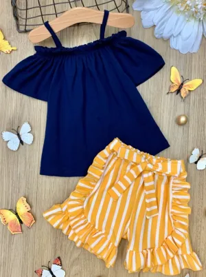 Girls Bright Sun Lovers Top and Short Set