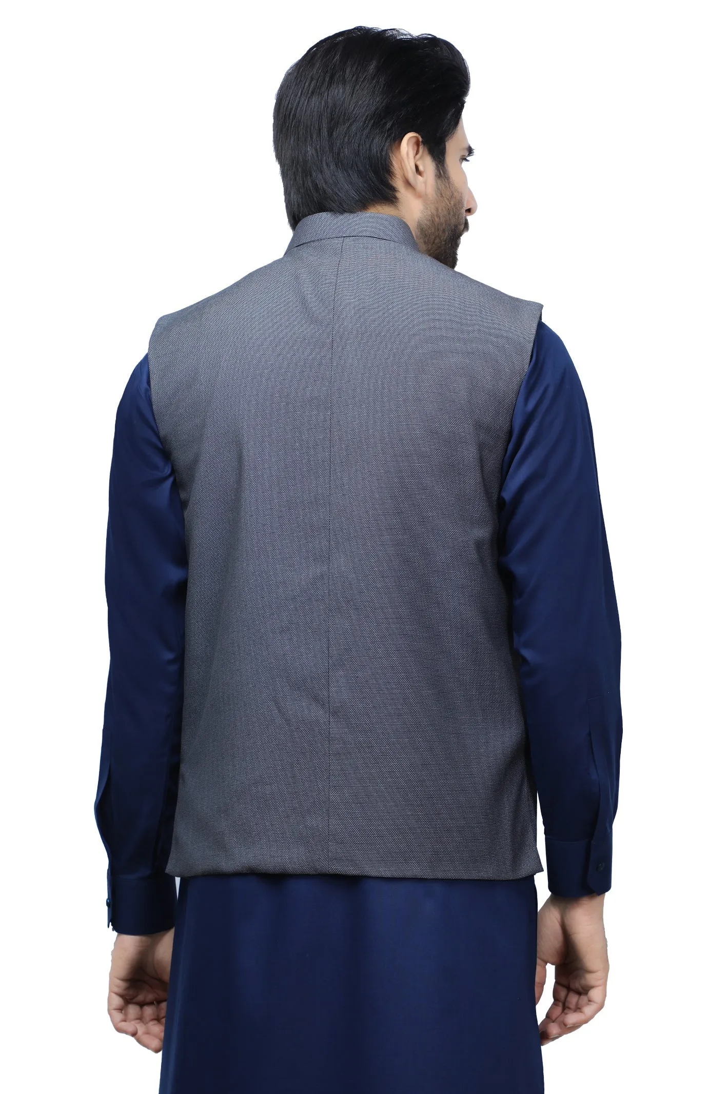 Grey Wash & Wear Waistcoat