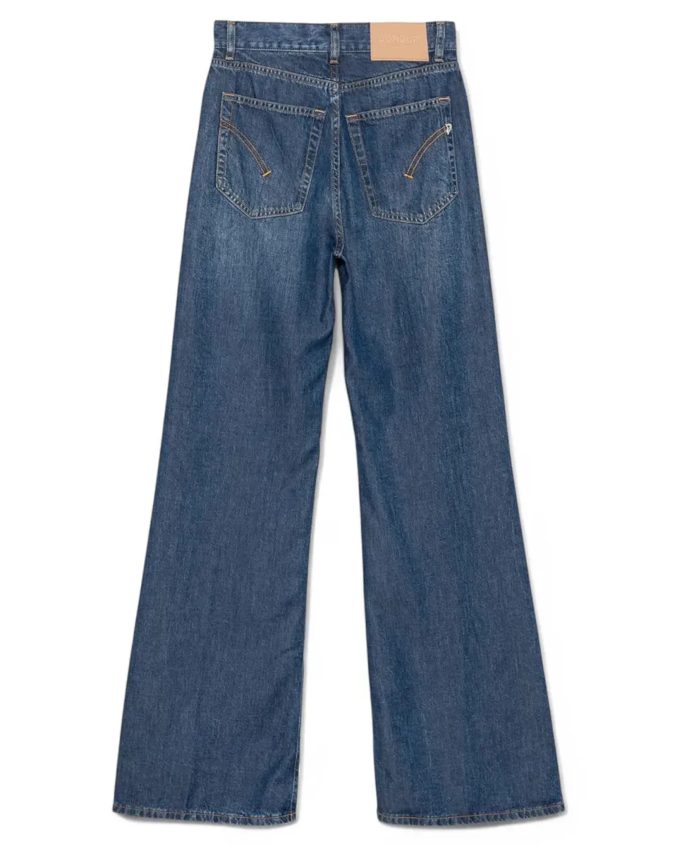 Jeans Amber Indaco in 100% Lyocell
