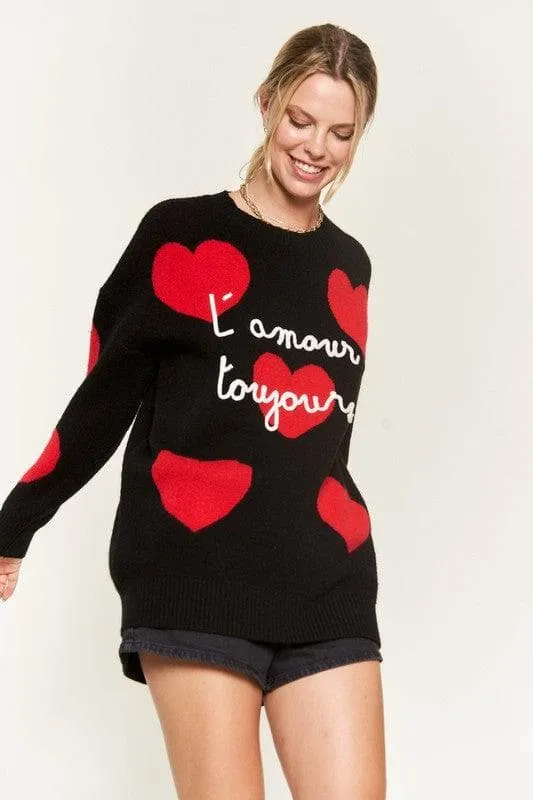 L'amour Toujours Oversized Sweater