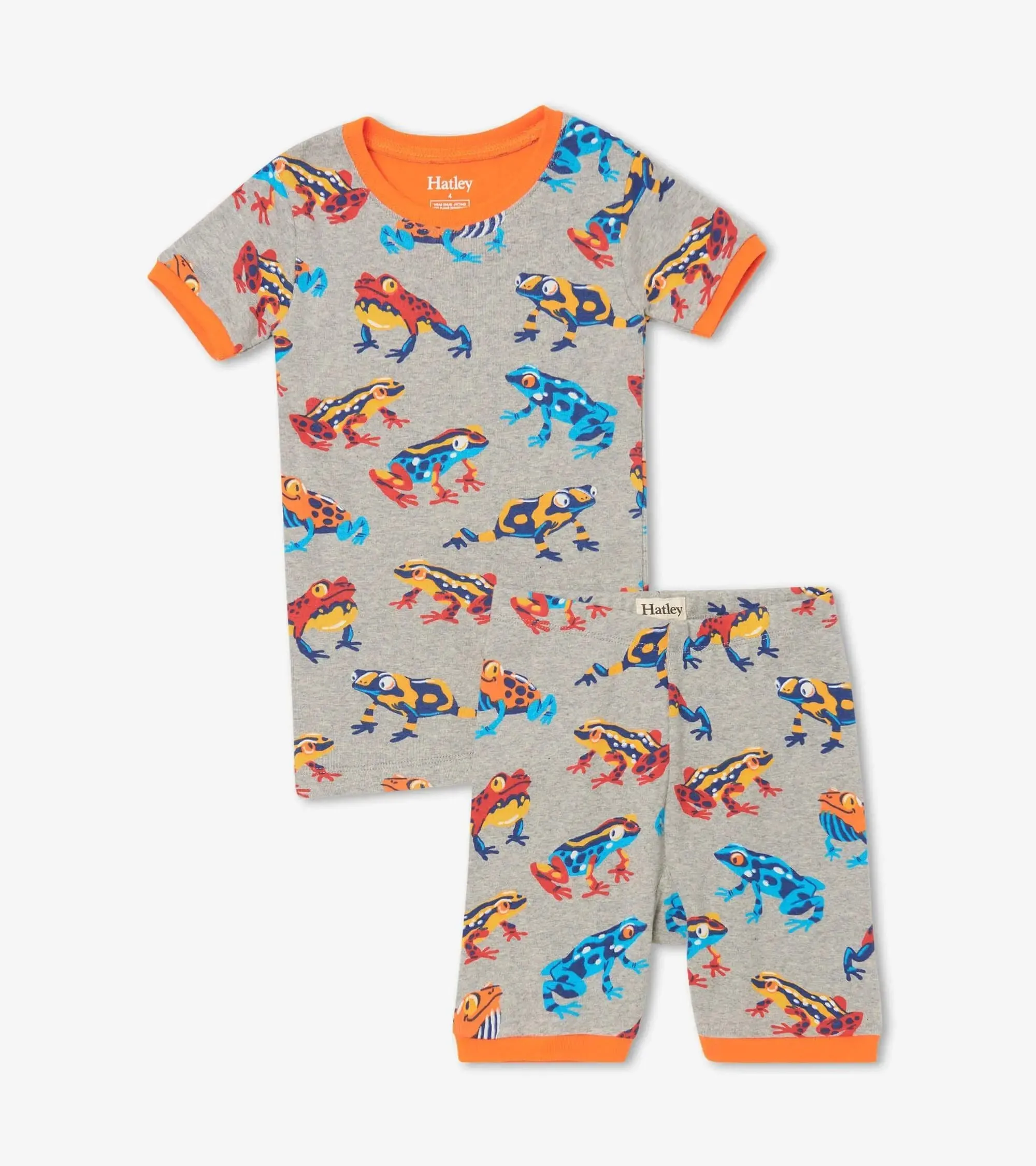 Leaping Frogs Organic Cotton Short Pajama Set | Hatley