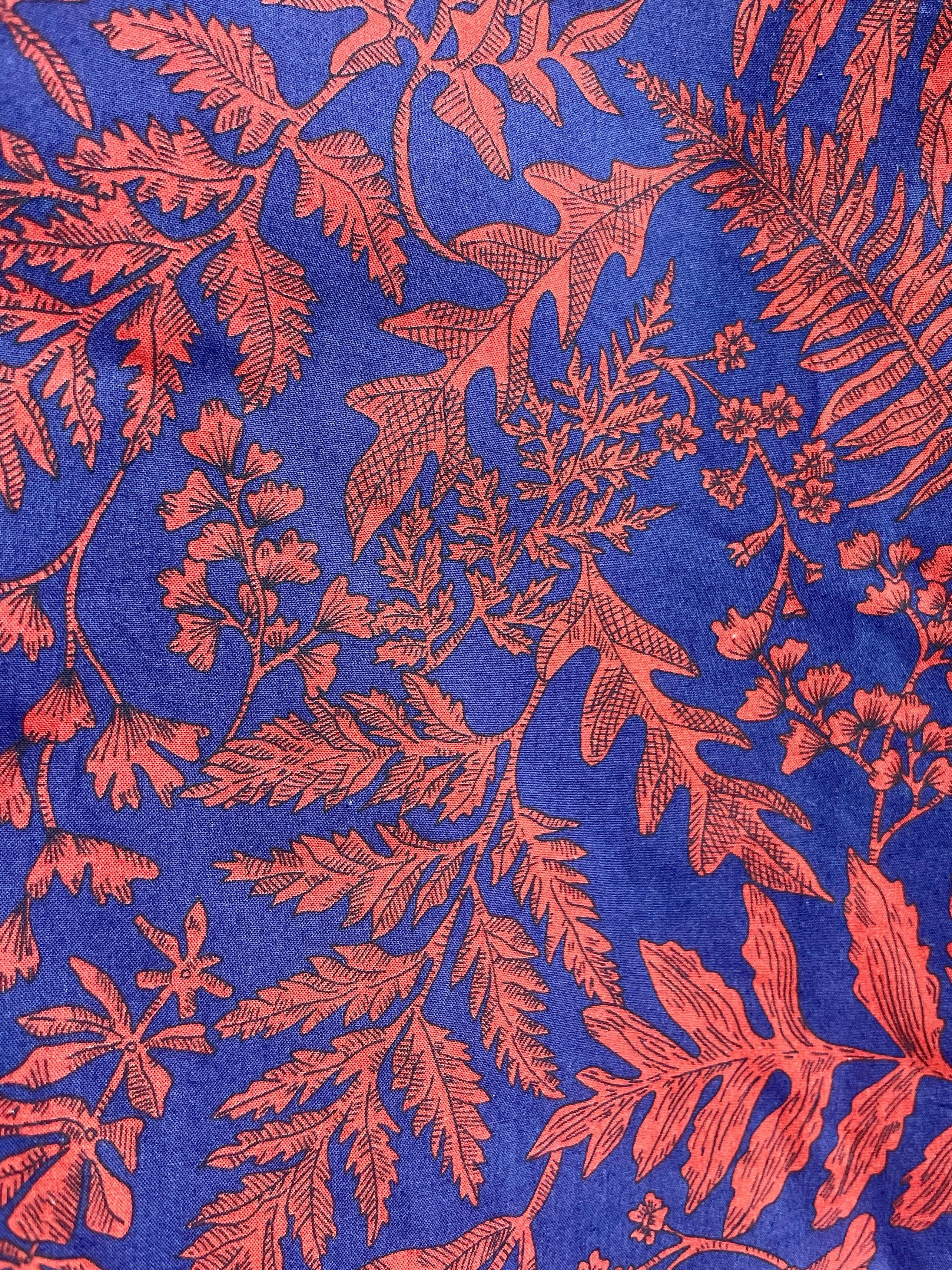 Liberty Cheongsam - Navy Tangerine
