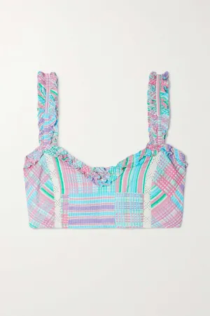 Loveshackfancy Mireya Bralette in Candyland Multi