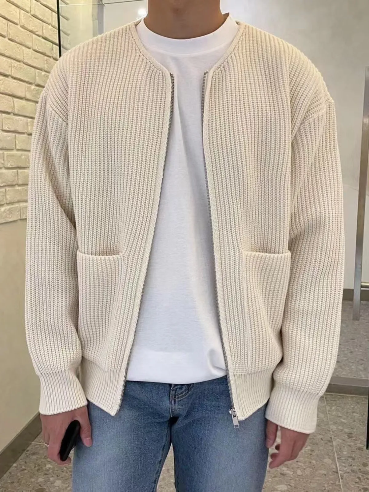 Men's Trendy Knit Cardigan | Mario Stylish Sweater for Versatile Looks and Comfort