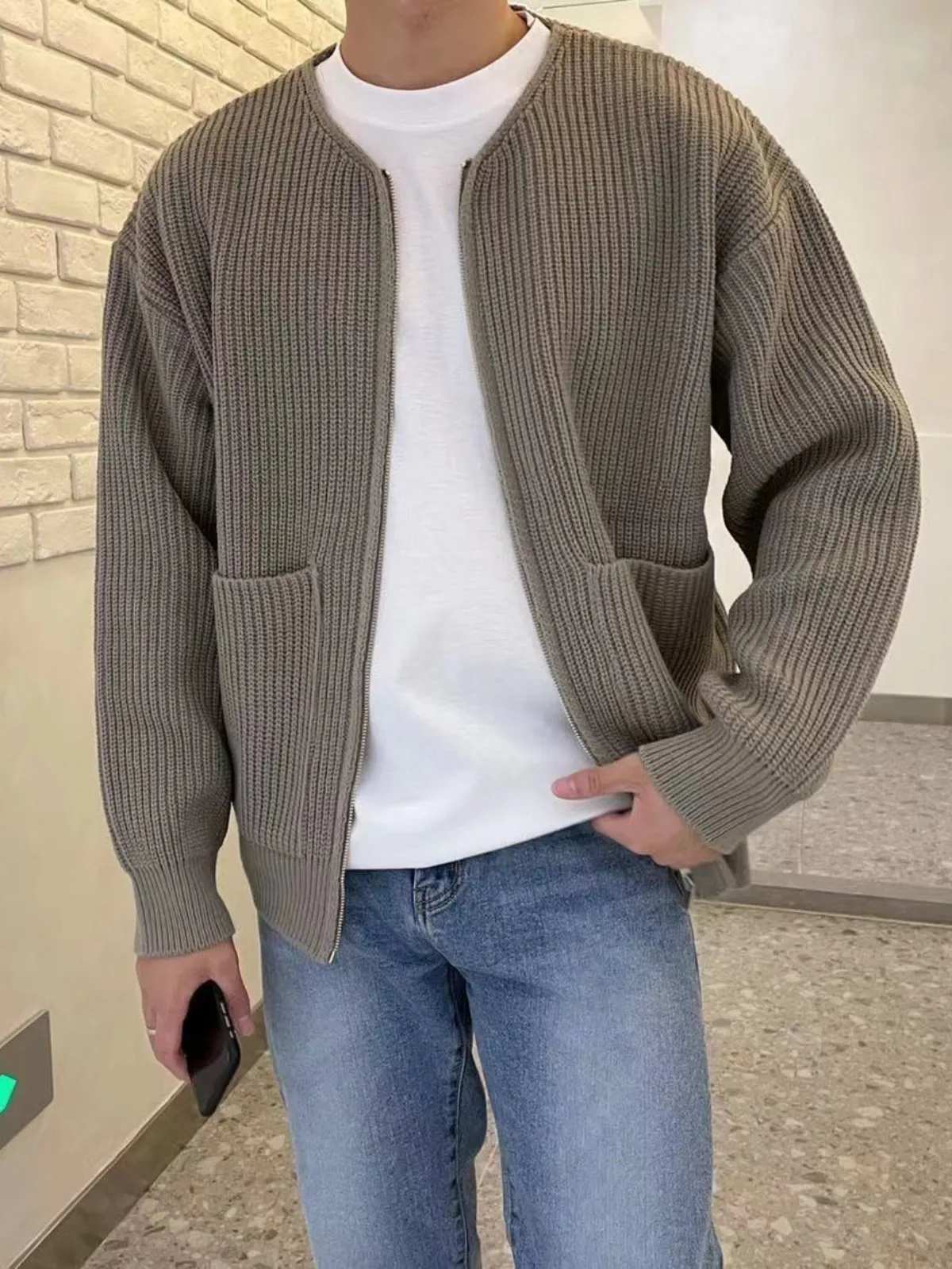 Men's Trendy Knit Cardigan | Mario Stylish Sweater for Versatile Looks and Comfort