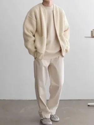 Men's Trendy Knit Cardigan | Mario Stylish Sweater for Versatile Looks and Comfort