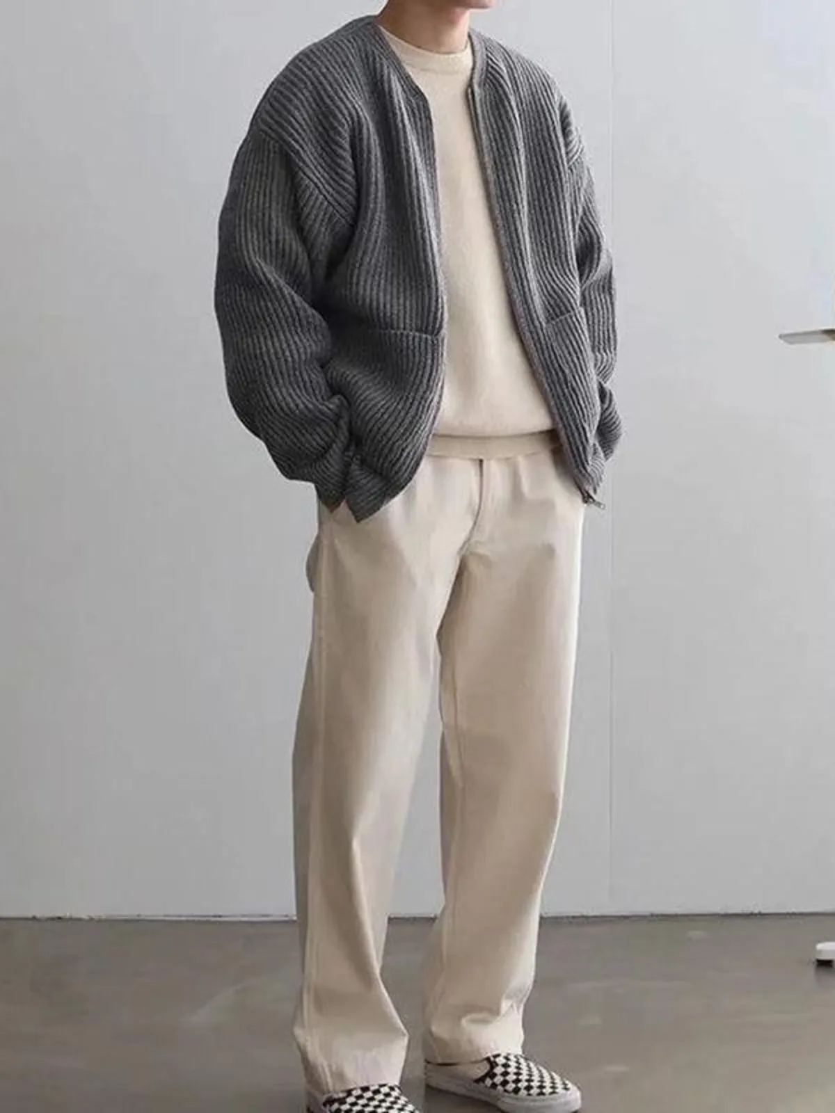 Men's Trendy Knit Cardigan | Mario Stylish Sweater for Versatile Looks and Comfort