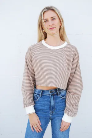 No Thought Cropped Shirt