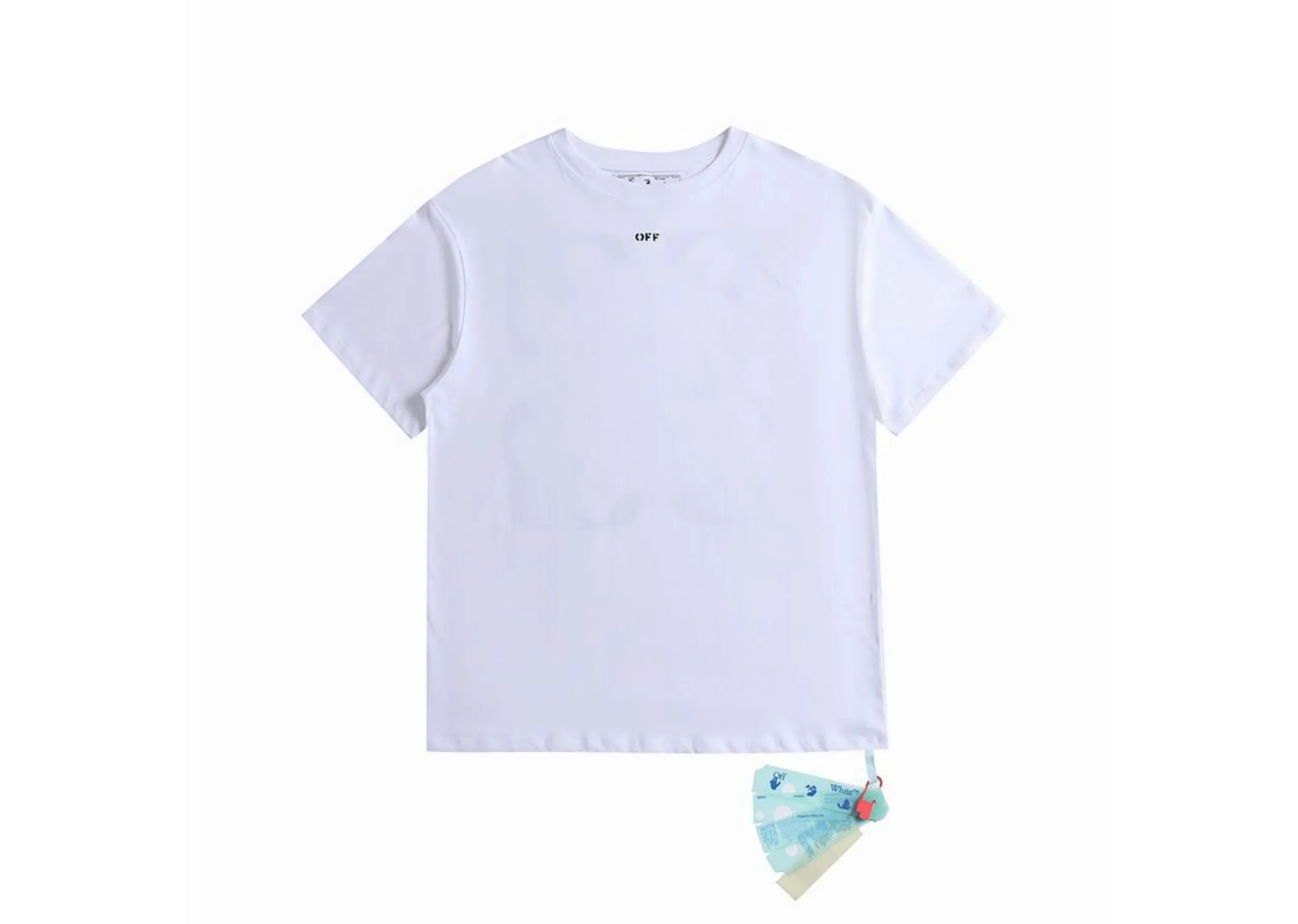 Off-White - Printed 'Bright Moon' White T-Shirt