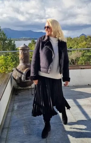 OUI FASHION - Jupe Midi à Plis