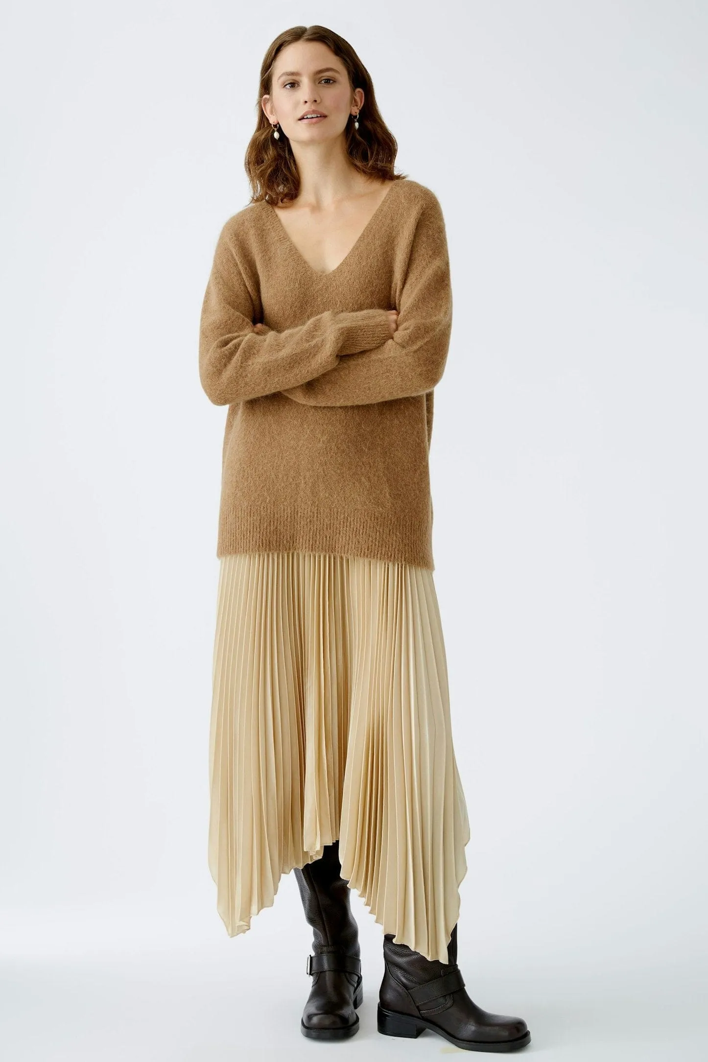OUI FASHION - Jupe Midi à Plis