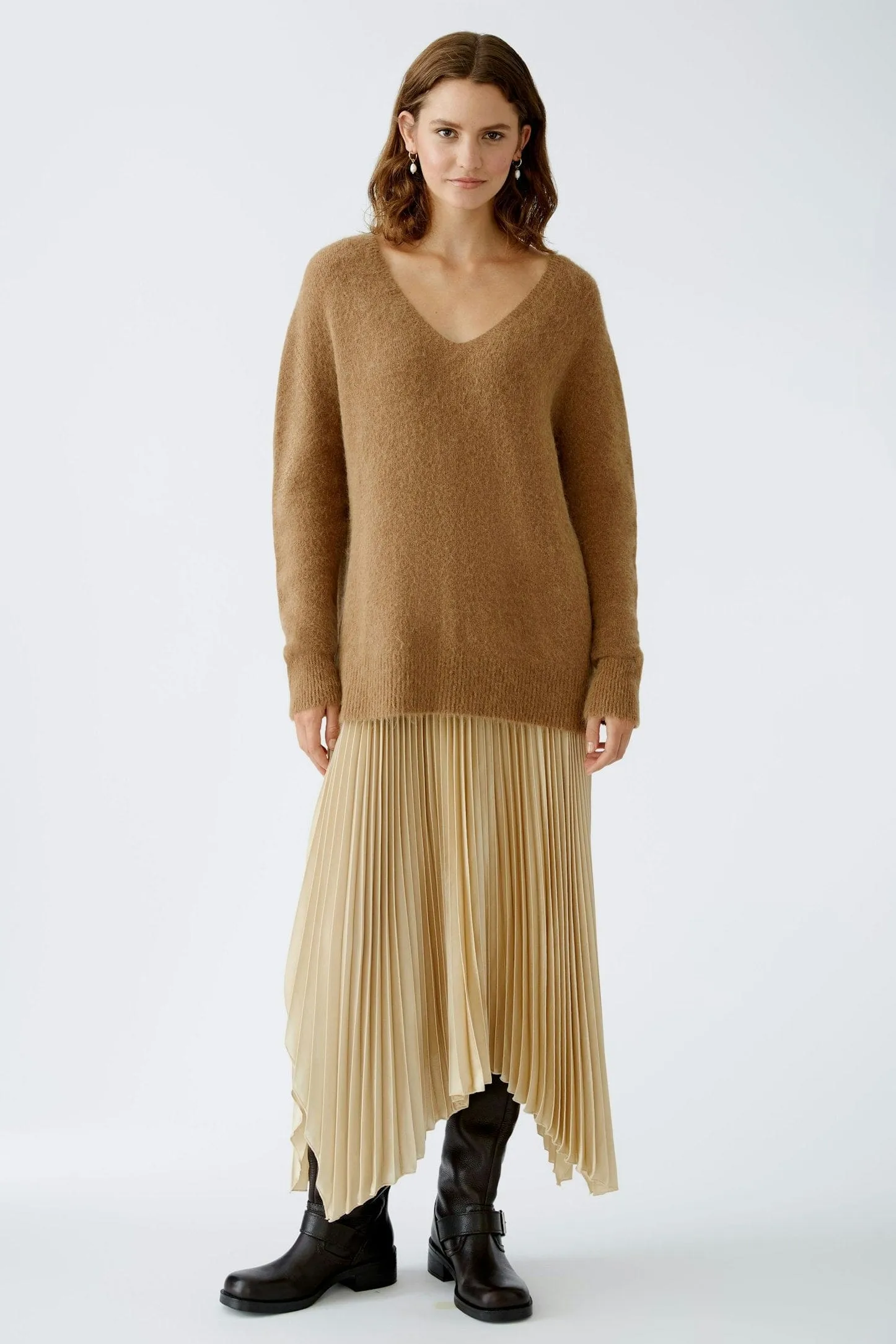 OUI FASHION - Jupe Midi à Plis