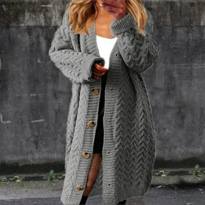 Oversized Long Sleeve Cardigan