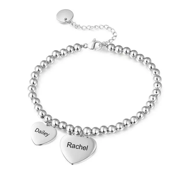 Personalized Charm Bracelet For Women’s Customized Jewelry